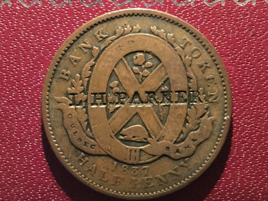 Counterstamped---1837-Canada-Half-Penny-Bank-Token